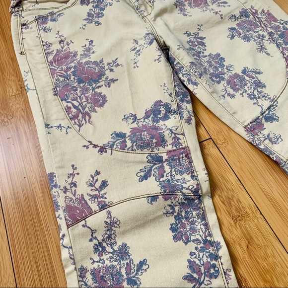 NWT Free People Floral Skinny Jeans Sz 30 - Picture 8 of 8